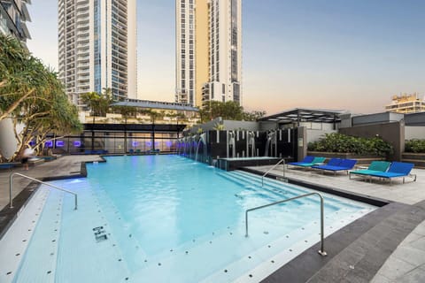 Resort-style lagoon pool, Circle on Cavill, Surfers Paradise