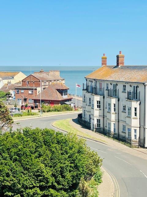 View of the town and coastline