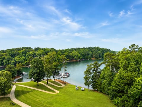 View from balcony.