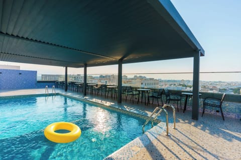Rooftop pool