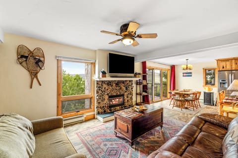 Living Room with cozy fireplace