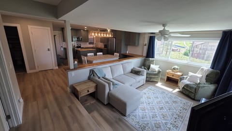 Open views throughout the main area