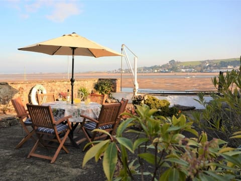 Views over the estuary from the patio area to the back of the property