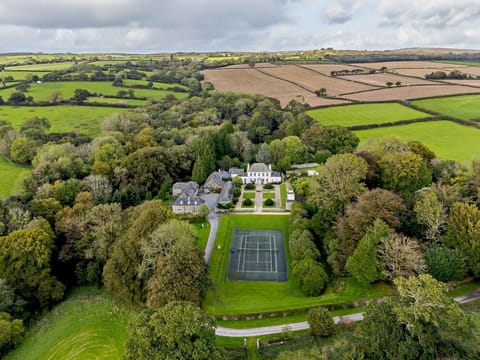 Bords eye view showing beautiful surrounding countryside