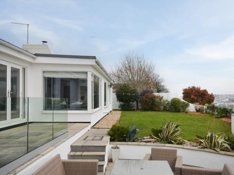 A view towards this remarkable holiday home