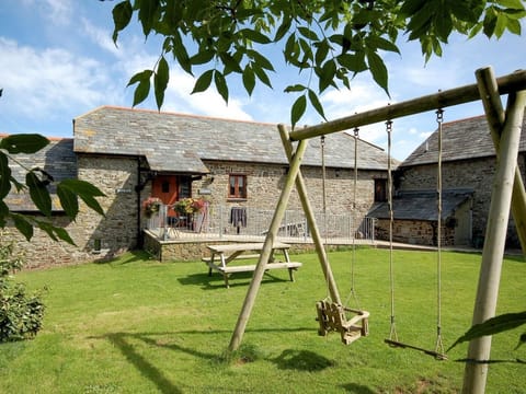 Looking towards the property from the shared garden