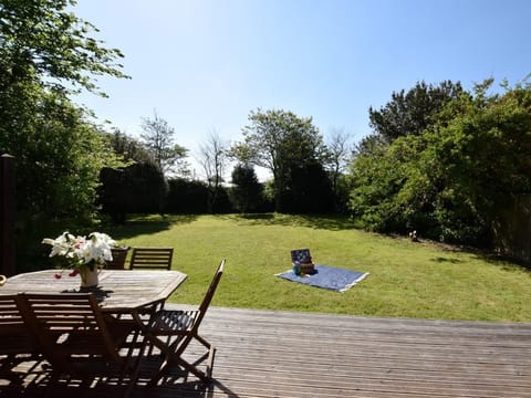 View across the lawn 