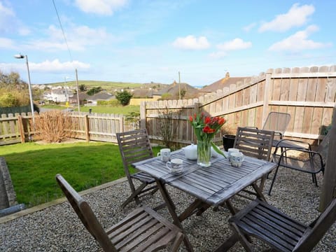 Enclosed garden areas with far reaching sea glimpses