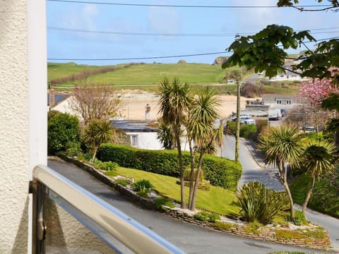 View towards the beach from the balcony