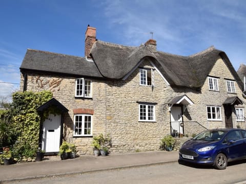 View towards the character cottage second door on the right 