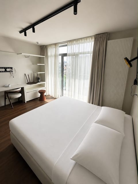 Superior Double or Twin Room, Balcony, City View | Iron/ironing board (on request), WiFi (free)