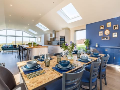 Dining area with a luxury feel