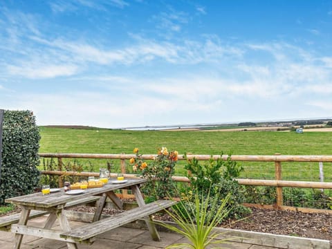 Gorgeous eating area with beautiful views to the rear