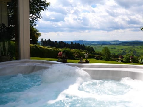 Hot tub with stunning views
