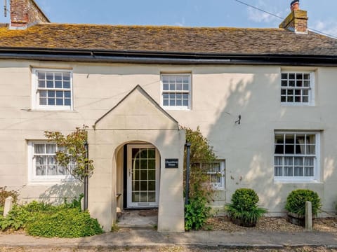 View of the front of the beautiful cottage