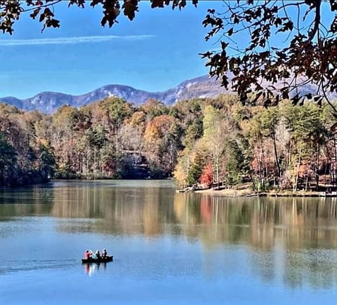 Private Mirror Lake. Canoe available with rental ( no charge).