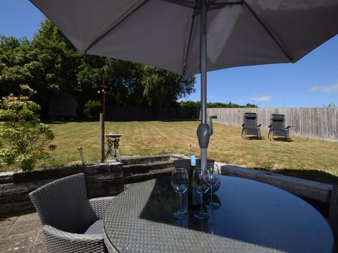 Plenty of space for all the family in the enclosed garden