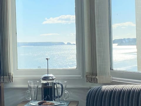 Stunning view of South Beach from the living area