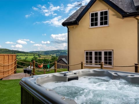 Enjoy a hot tub with views