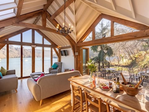 Remarkable open plan kitchen/diner which leads out to private patio area