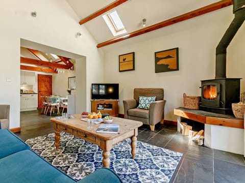 Lovely light open plan living room to relax in