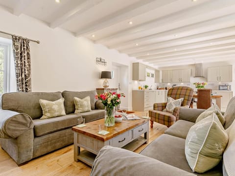 Cosy and calming interior in this lovely farm cottage