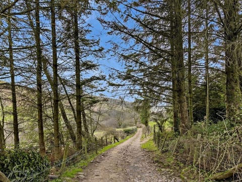 The path to Pen Y Fan, the highest peak in the Brecon Beacons,  passes through the farm