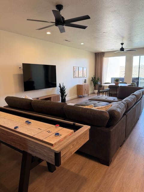 Upstairs living area