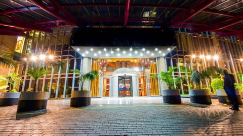 Front of property - evening/night