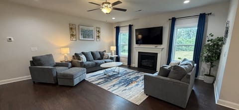 Large Living Room with lots of natural light