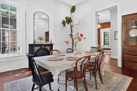 Dining Room: Enjoy meals together in this inviting dining area, featuring comfortable seating, a warm atmosphere, and an easy setting for breakfast, dinner, or game night.
