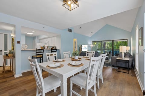 Open concept for the whole crew to gather around