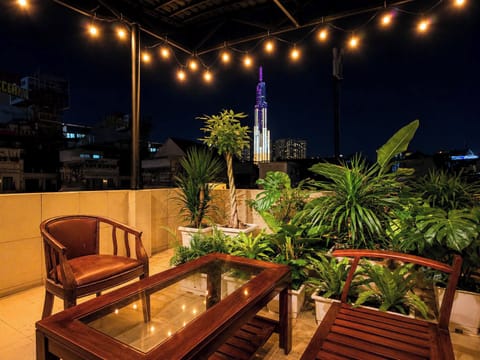 Panoramic Double Room, City View | Terrace/patio