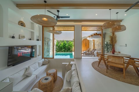 Villa, Non Smoking, Private Pool | Living area