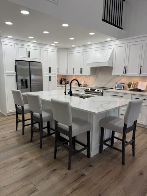 Large fully stocked kitchen