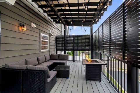 Large second floor deck covered under string lights and privacies with fire pit - possibly my favorite part of the house!
Virtual tour: bit.ly/660VU2
Video tour: youtu.be/UnEWdFCqhSY