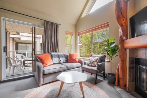 Living area: Pull-out sofa