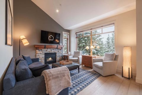 Living area: Mountain and forest views