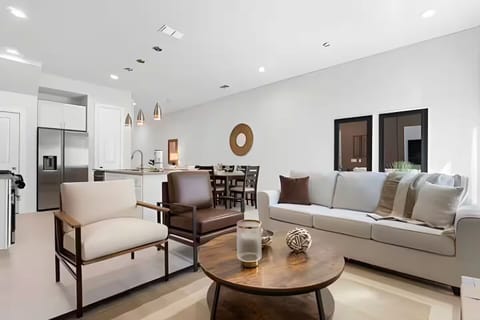 Modern, stylish living room for your comfort and leisure.
