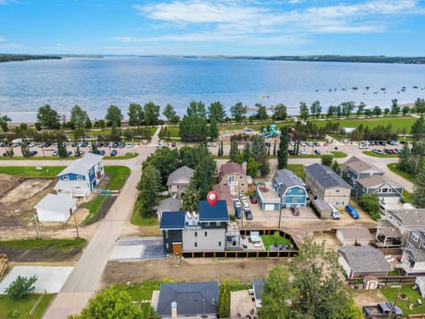 Luxury aerial view near Sylvan Lake and beach access