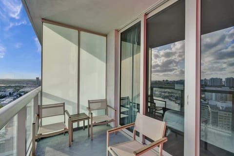 Outdoor furniture to grab a coffee and light breakfast