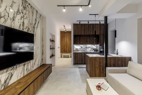Superior Apartment, City View (Minimalist) | Living area