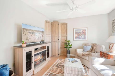 Thoughtfully decorated living room.