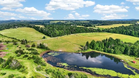 Outdoor Area | Scenic Pond | Expansive Countryside Views