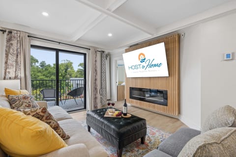 Enjoy cozy evenings by the fireplace