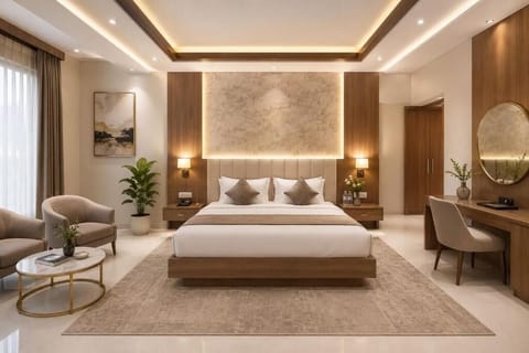 Executive Suite, City View | WiFi (free), bed sheets