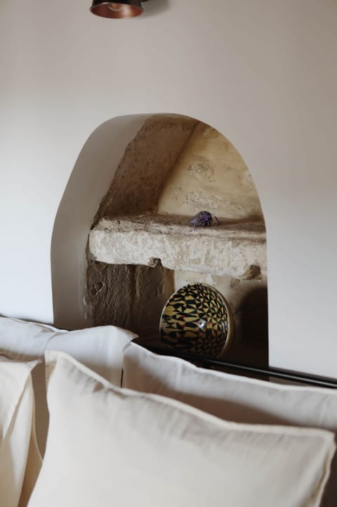 Authentic stone wall