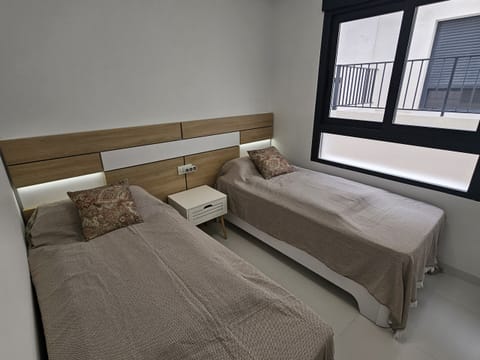 2 bedrooms, bed sheets