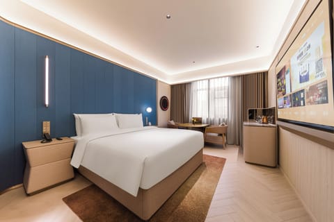 Basic Double Room | Down comforters, memory foam beds, minibar (free items), desk