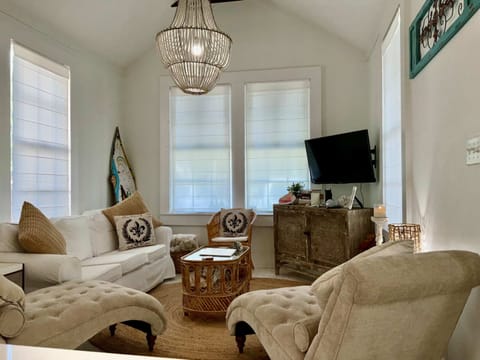 Where Galveston charm meets good times — welcome to Krewe Cottage